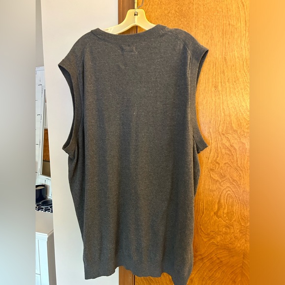 SJB70 Men’s sleeveless vest 60% cotton 40% recycled polyester machine wash - Picture 3 of 5